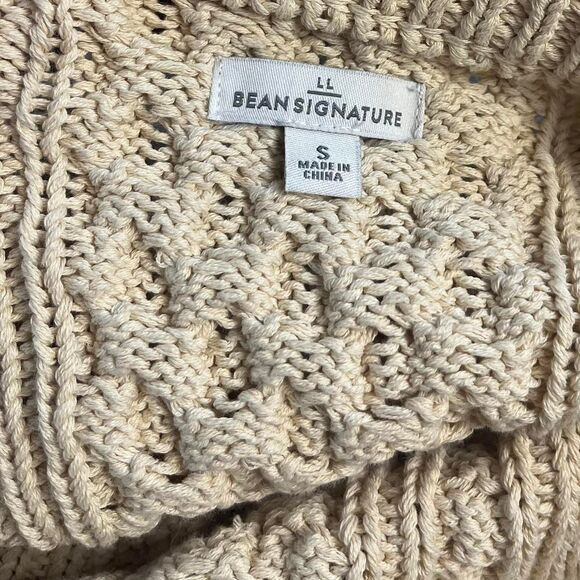 LL bean Women's Cream Sweater Size S - Picture 5 of 6